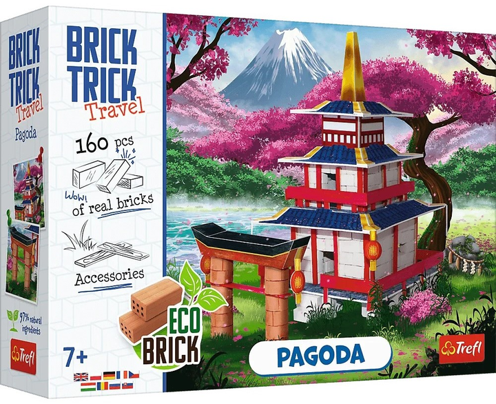 Klocki Trefl Brick Trick Travel Pagoda (61914) (5900511619140) - obraz 1