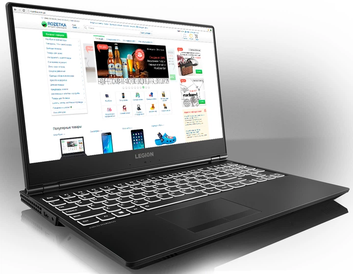 Ноутбук Lenovo Legion Y530-15ICH (81FV00LSRA) Black – фото, отзывы
