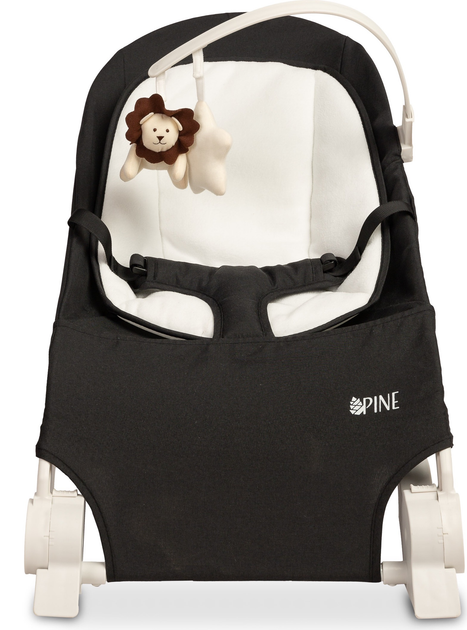 Leżaczek dziecięcy Caretero Pine Black TERO-80610 (5908310397863) - obraz 6