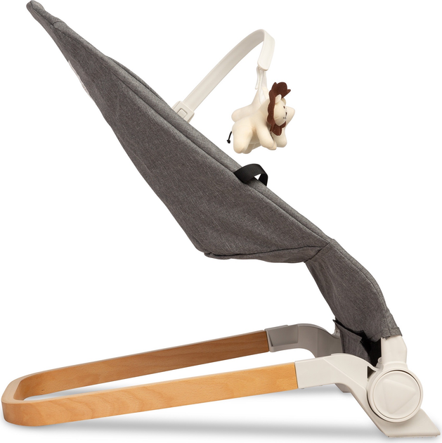 Leżaczek dziecięcy Caretero Pine Grey TERO-80611 (5908310397870) - obraz 2