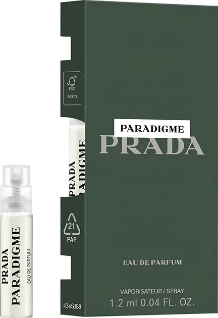 Пробник Парфумована вода для чоловіків Prada Paradigme 1.2 мл