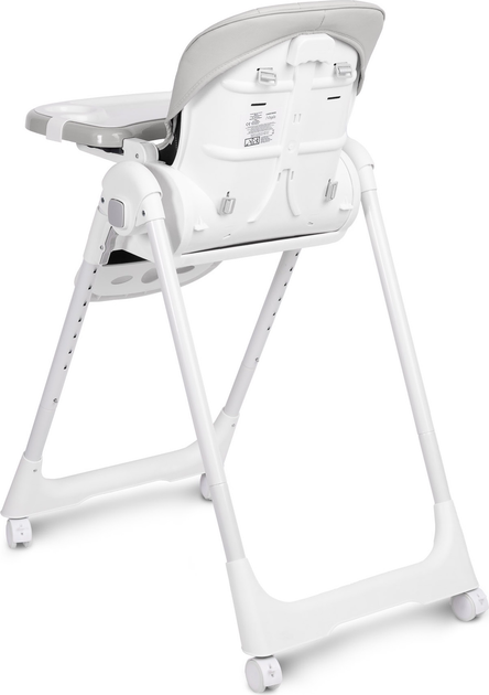 Krzesełko do karmienia Caretero Megalo Light Grey TERO-7711 (5908310398174) - obraz 2