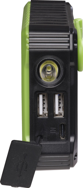 УМБ Denver PSO-10012 10000 mAh 10.5W Black/Green (117140100000) - зображення 2