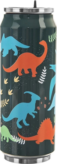 Kubek termiczny puszka Orion z dinozaurami 700 ml (8592381179908) - obraz 1