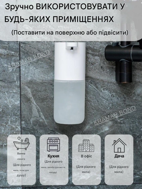 Сенсорный дозатор для жидкого мыла P11 380 мл Бесконтактный