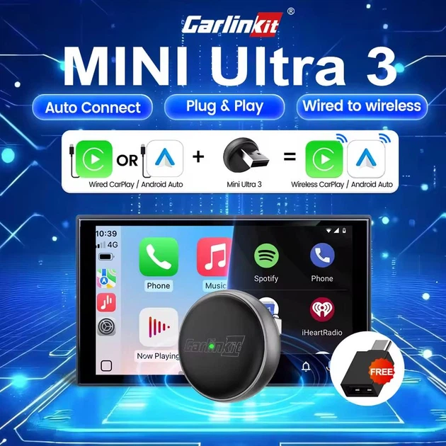 Авто адаптер CarlinKit Mini Ultra 3 - изображение 6