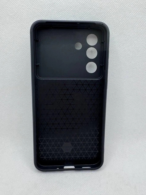 Противоударный чехол Defense Ring для Samsung Galaxy M56 с кольцом Синий - изображение 5