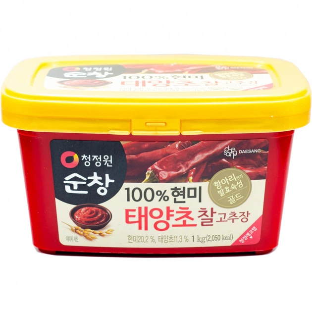 Паста Гочуджан (Кочудян) острая перцовая Daesang 1кг - Фото 1 Паста Гочуджан (Кочудян) острая перцовая Daesang 1кг - изображение 1