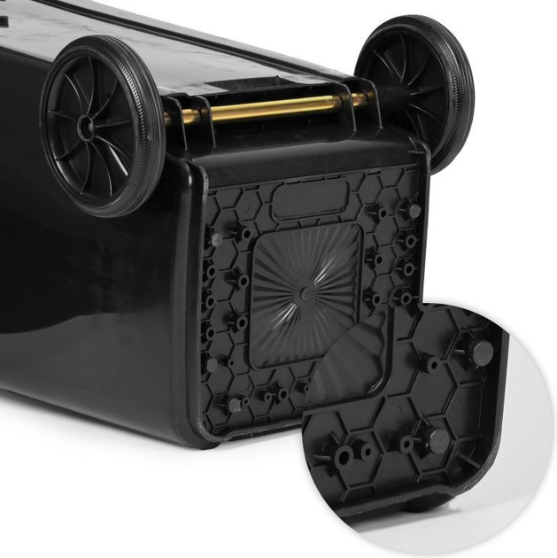 Контейнер для змішаних відходів ModernHome by Multistore MO-120G-1-K 120 л Чорний (5905817010141) - зображення 7
