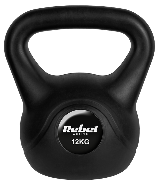 Kettlebell Rebel Active RBA-2316 bitumiczny 12 kg (5901890100939) - obraz 1