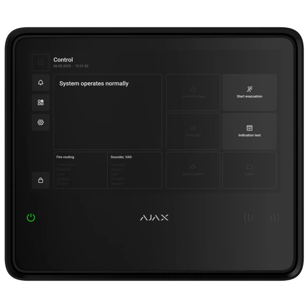 Пожежна централь Ajax EN54 Fire Hub black - Фото 1 Пожежна централь Ajax EN54 Fire Hub black - изображение 1