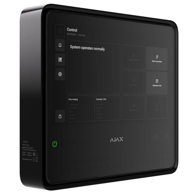 Пожежна централь Ajax EN54 Fire Hub black - Фото 2 Пожежна централь Ajax EN54 Fire Hub black - изображение 2
