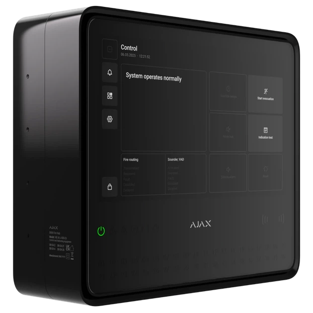 Пожежна централь Ajax EN54 Fire Hub black - Фото 6 Пожежна централь Ajax EN54 Fire Hub black - изображение 6