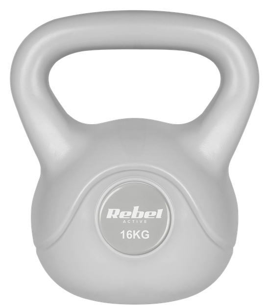 Гиря Rebel Active RBA-2322G-16 бітумна 16 кг Сіра (5901890122016) - зображення 1