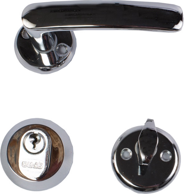 Дверна ручка S-Pro K-27 16 мм Хром (4742683004949) - зображення 1