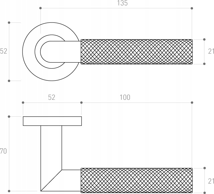 Дверна ручка Metal-Bud Corsa Чорна (5905496700098) - зображення 3