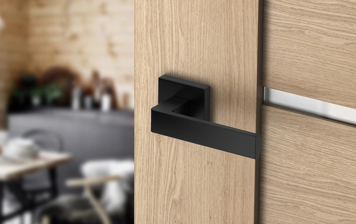 Дверна ручка Metal-Bud Rumba Чорна (5901643185978) - зображення 4