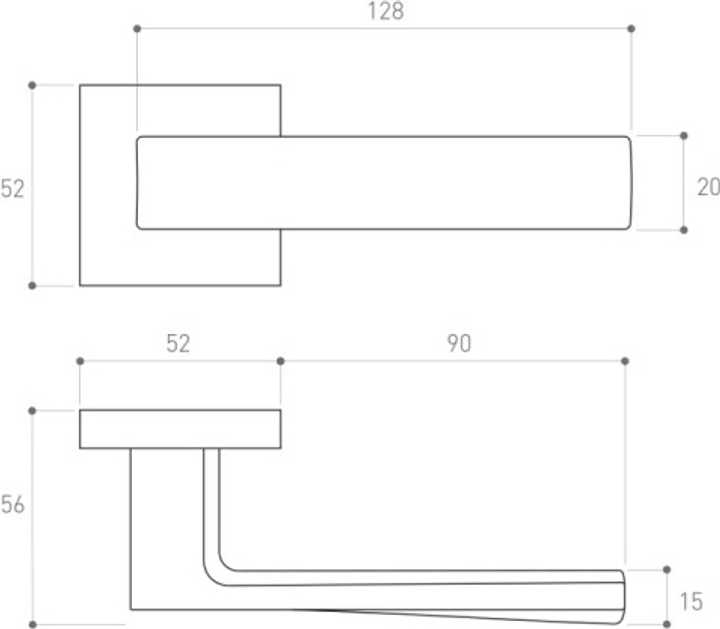 Дверна ручка Metal-Bud Ibiza Сатиновий нікель (5901643181437) - зображення 2