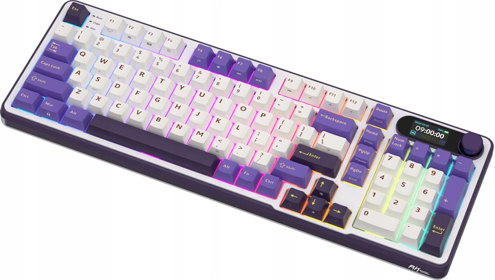 Klawiatura bezprzewodowa RK ROYAL KLUDGE S98 RGB Chartreuse Switch Blackberry Mousse (RK-S98-BBERRYMS-CHTSW-US) - obraz 5