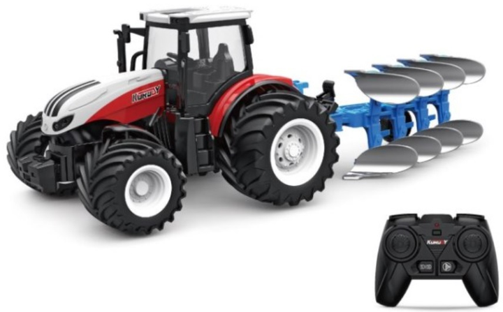 Трактор на радіокеруванні Ramiz R/C з плугом Червоний (5903864956580) - зображення 2