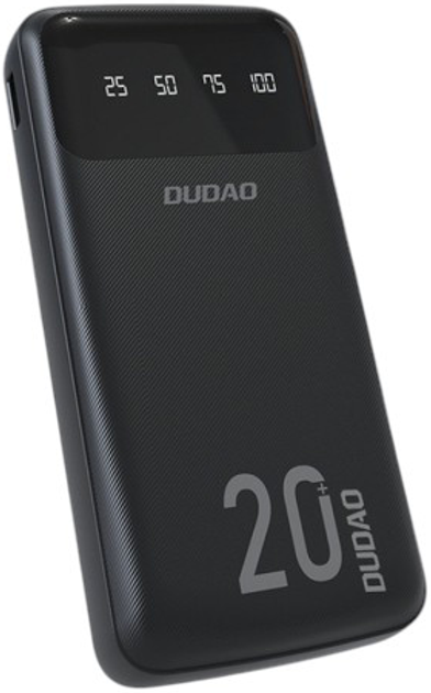 УМБ Dudao Power Bank K6Pro 20000 mAh Black (6973687243449) - зображення 2