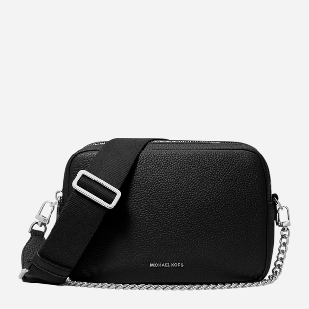 Torebka damska crossbody przez ramię skórzana mała Michael Kors Bryant Md Dblzp Chn Camera Xbody 32S5SYTC5L 001 Czarna (800070349089) - obraz 1