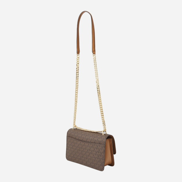 Torebka damska crossbody przez ramię mała Michael Kors Claire Sm Xbody 32R5GC7C1B 252 Ciemnobrązowa (800070349058) - obraz 3