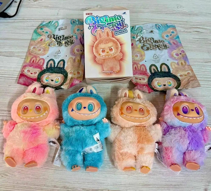 Мягкая игрушка Брелок ЛаБуБу 3.0 Pop Mart Labubu 15 см 6 цветов - изображение 4