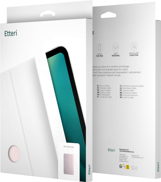 Чохол-книжка Etteri для Apple iPad Air 4th/5th Gen 10.9" Pink (5907504541631) - зображення 7