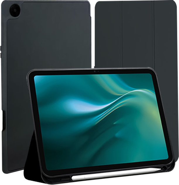 Etui z klapką Etteri Tablet Case do Samsung Galaxy Tab A9 2023 8.7" Black (5907504541457) - obraz 6