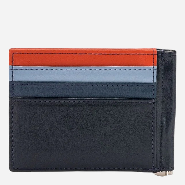 Etui na karty męskie skórzane Dudubags 534-1150-07 Niebieskie - obraz 2