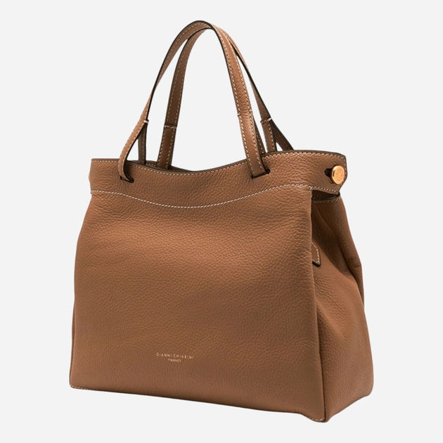 Torba damska skórzana Gianni Chiarini BS-11290-GRN-1117 Brązowa - obraz 3