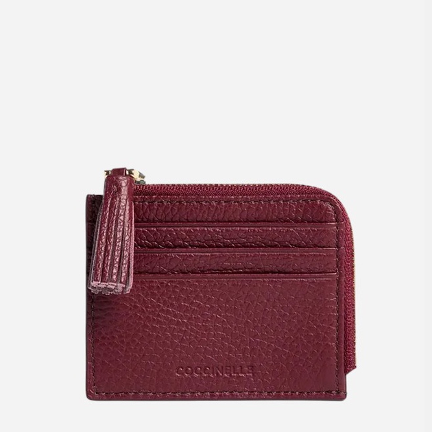 Etui na karty damskie skórzane Coccinelle E2MU0128901-R52 Czerwone - obraz 1