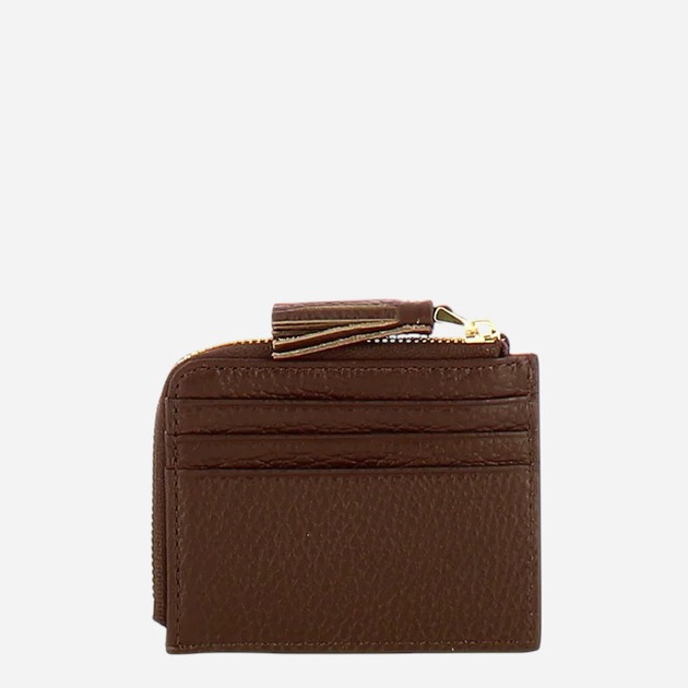 Etui na karty damskie skórzane Coccinelle E2MU0128901-W20 Ciemnobrązowe - obraz 2