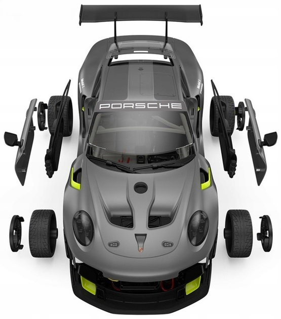 Samochód zdalnie sterowany Rastar Porsche 911 GT2 RS Clubsport 25 1:18 zestaw do składania 68 elementów (6930751323896) - obraz 5