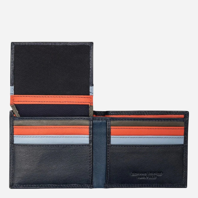 Portfel męski skórzany Dudubags 534-476-07 Niebieski - obraz 3
