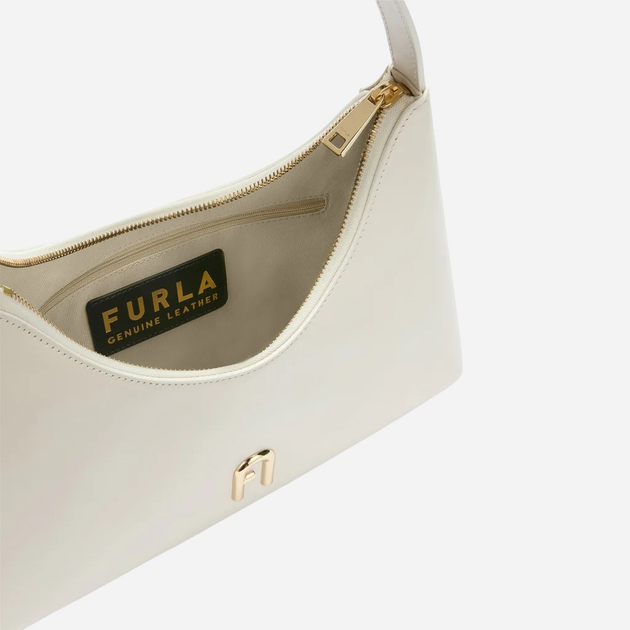 Torba damska skórzana Furla WB00782AX0733PNN001007 Biała - obraz 5