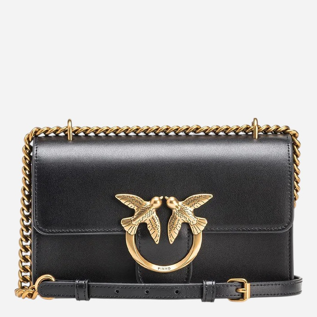 Torebka crossbody damska skórzana Pinko 100074A0F1-Z99Q Czarna - obraz 1
