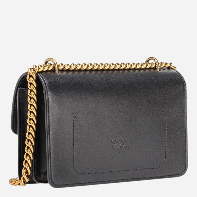 Torebka crossbody damska skórzana Pinko 100074A0F1-Z99Q Czarna - obraz 3