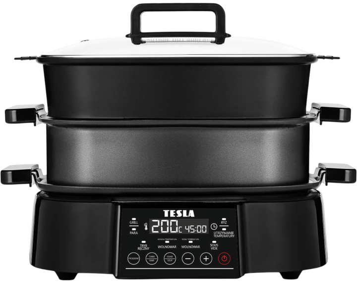 Multicooker Tesla M90 Grill Multifunctional 11 w 1 (MLTCKM90GRLBLKPL) - obraz 1