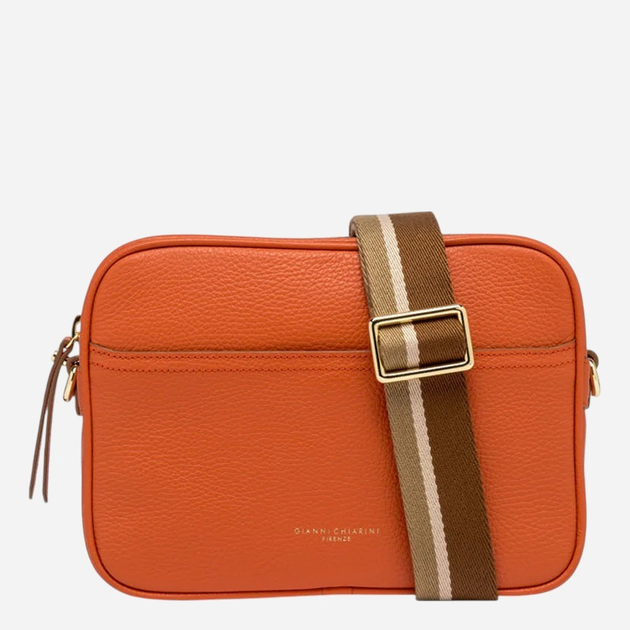 Torebka crossbody damska skórzana Gianni Chiarini BS-11180/COMM-GRN-NA-714 Pomarańczowa - obraz 1