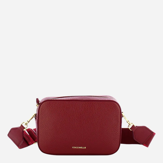 Torebka crossbody damska skórzana Coccinelle E5MN555I101-R52 Czerwona - obraz 1