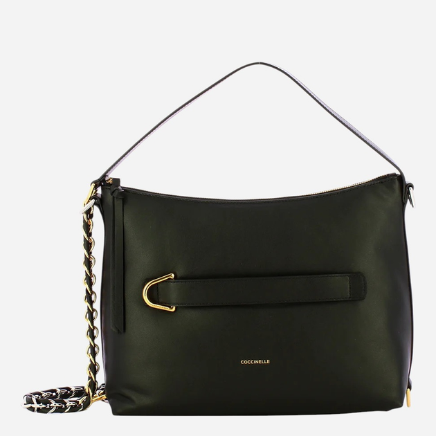 Torebka crossbody damska skórzana Coccinelle E1TBP130201-001 Czarna - obraz 1
