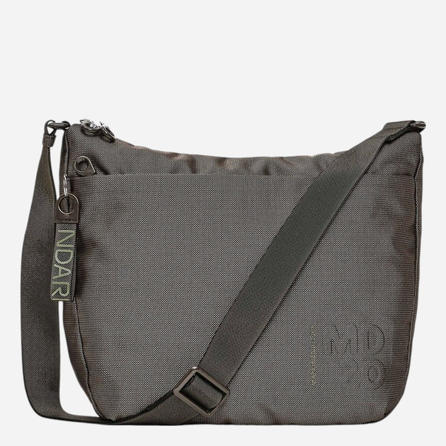 Сумка месенджер через плече жіноча тканинна Mandarina Duck P10QMT20-024 Сіра (800070346933) - зображення 1