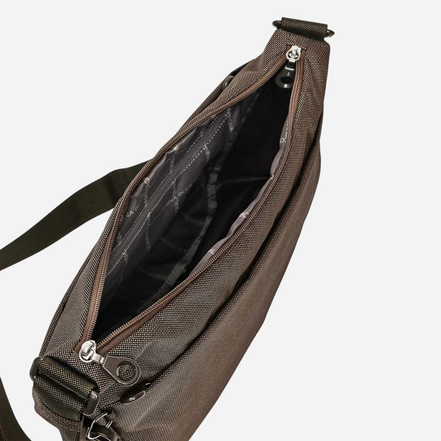 Сумка месенджер через плече жіноча тканинна Mandarina Duck P10QMT20-024 Сіра (800070346933) - зображення 4