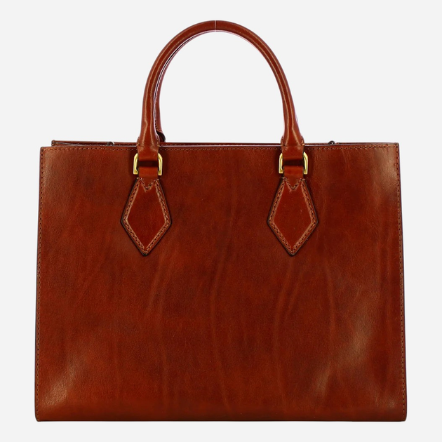 Torba shopper damska skórzana The Bridge 04101501-14 Brązowa - obraz 2