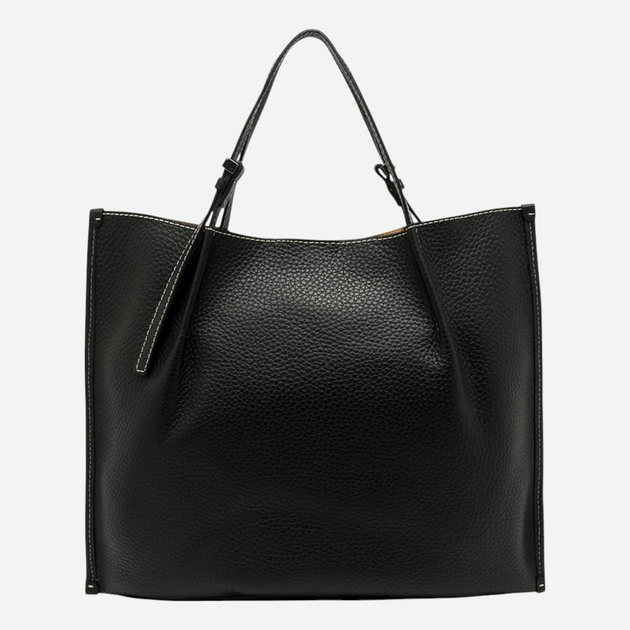 Torba shopper damska skórzana Gianni Chiarini BS-11637-RNGDBL-2566 Czarna - obraz 2