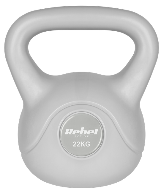 Гиря Rebel Active RBA-2322G-22 бітумна 22 кг Сіра (5901890122085) - зображення 1
