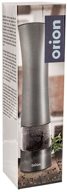 Młynek do pieprzu i soli Orion elektryczny stalowy 21.5 cm (8592381178376) - obraz 6