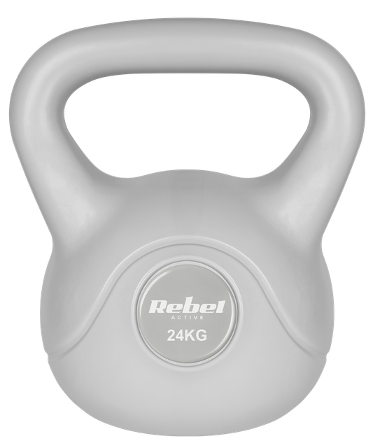 Гиря Rebel Active RBA-2322G-24 бітумна 24 кг Сіра (5901890122092) - зображення 1